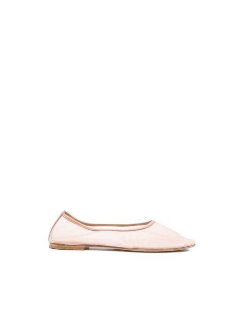 round-neck ballet flat