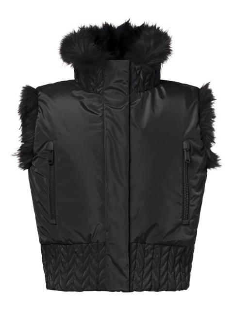 Yara reversible faux-fur hooded gilet