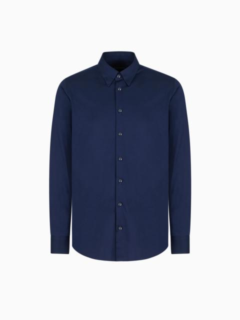 Icon slim-fit, cotton jersey shirt