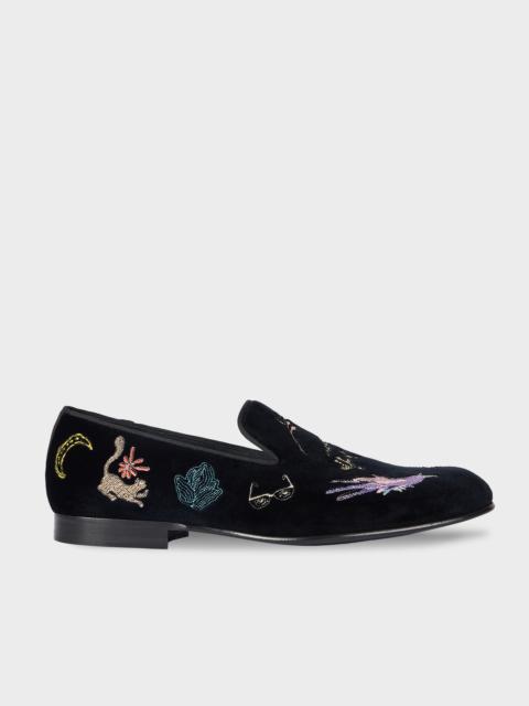 Black 'Little Beasts' 'Rudyard' Loafers