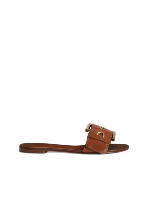 buckle-detail flat sandals