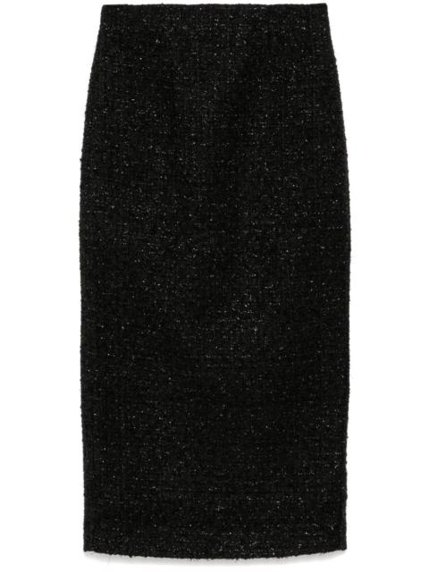 boucle midi skirt