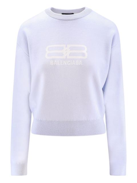 logo-detail crew-neck sweater