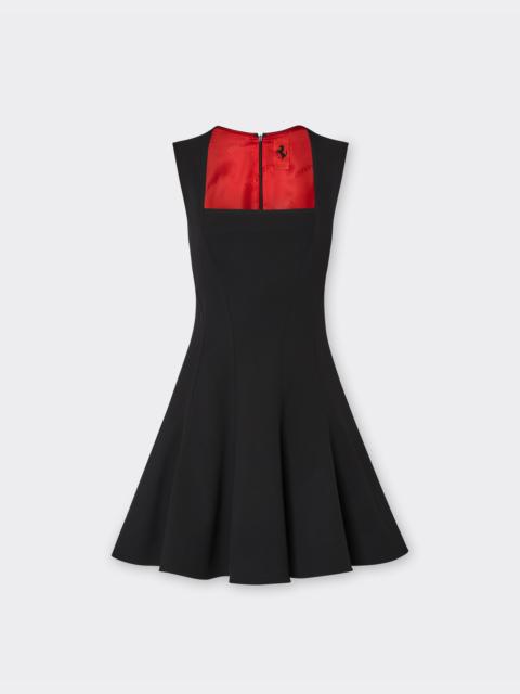 Short comfort wool dress