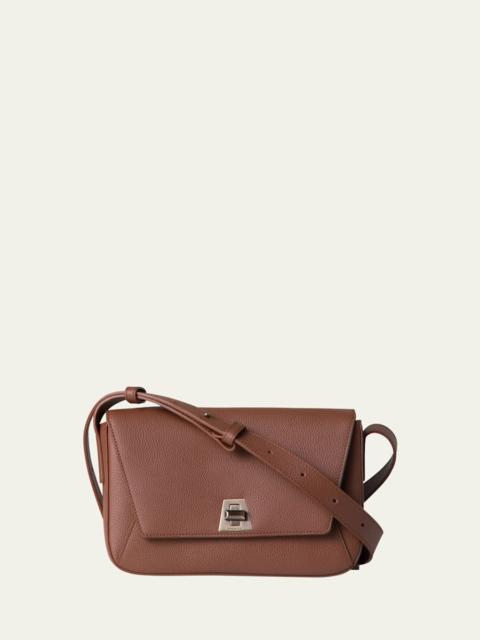 Anouk Lite Flap Leather Crossbody Bag