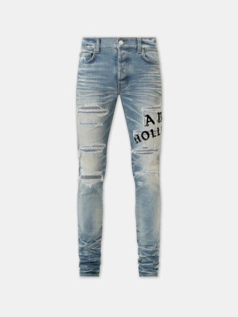 AMIRI HOLLYWOOD REPAIRED JEAN