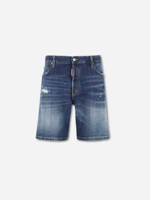 SLIM DENIM BERMUDA SHORTS