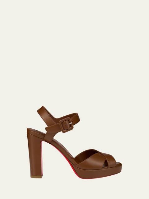 Cora 100mm Leather Sandals
