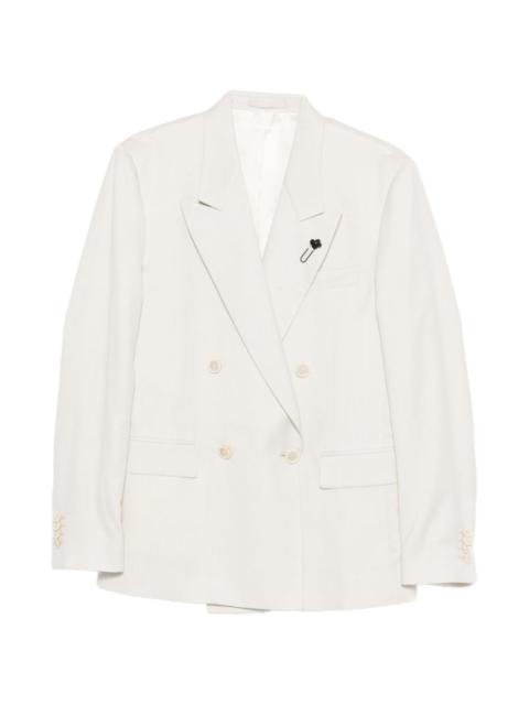 double-breasted blazer