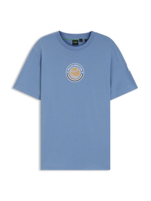 RELAXED-FIT T-SHIRT IN COTTON WITH TENNIS ARTWORK