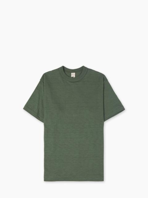 WAREHOUSE & CO. LOT 4601 PLAIN T-SHIRT GREEN