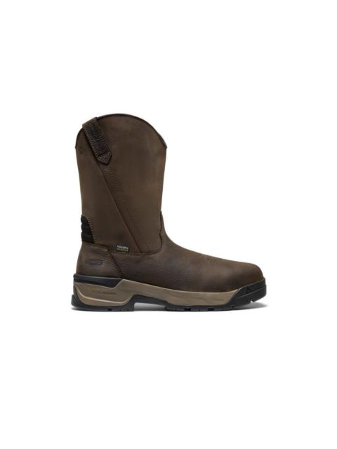 Men's Flatland Pull-On Waterproof Work Boot (Carbon Toe)