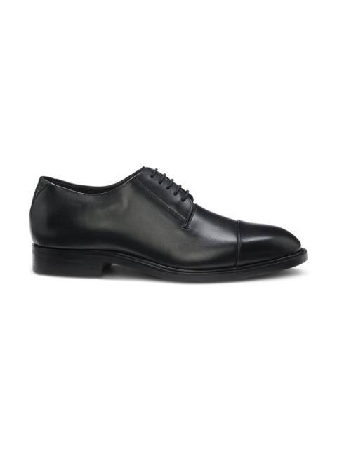 CAP-TOE DERBY SHOES IN LEATHER