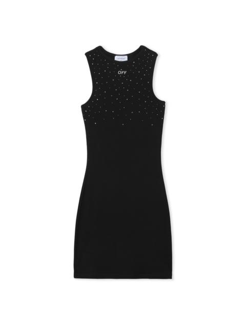 OW X Swarovski Ribbed Rowing Dress