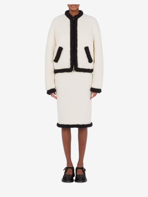 SHORT JACKET IN SUPERFINE LAMBSWOOL