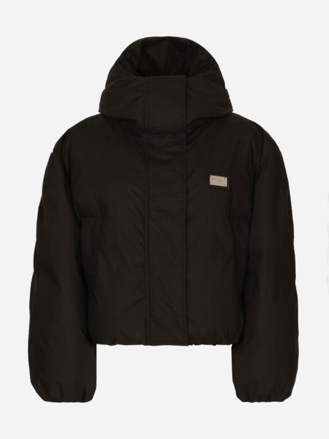 Short nylon jacket