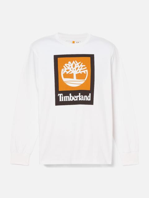 Men's Stack Logo Colored Long Sleeve Tee