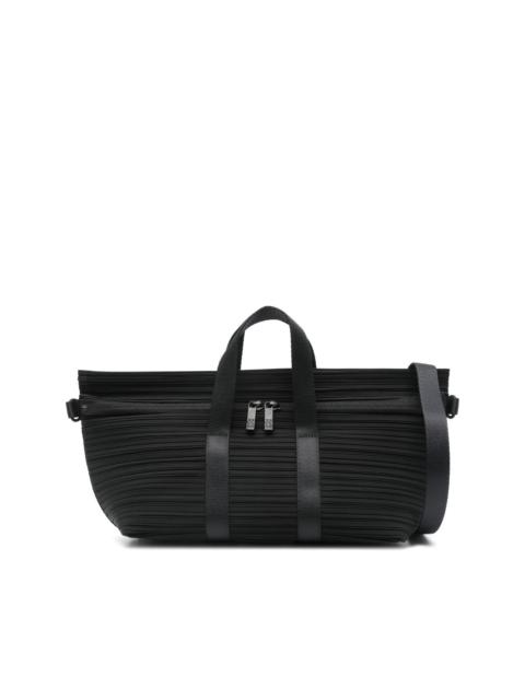 Boston pleated satchel