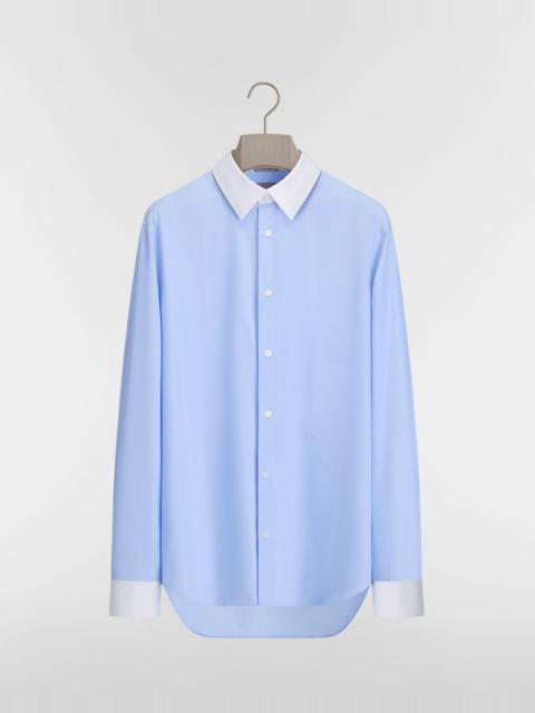 Shirt with Dior Embroidery