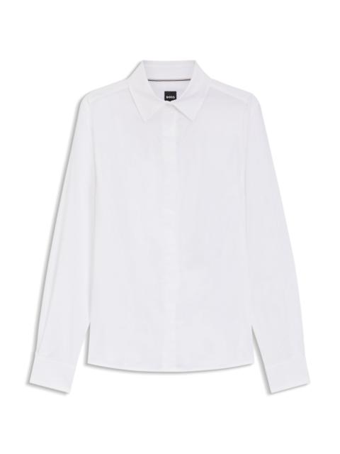 SLIM-FIT BLAZER IN A STRETCH COTTON