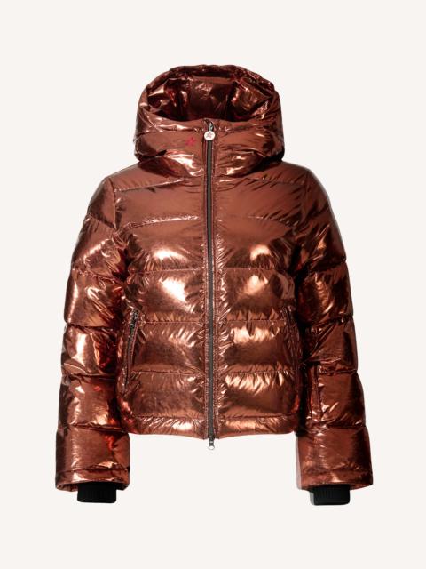 Metallic Polar Flare Down Jacket