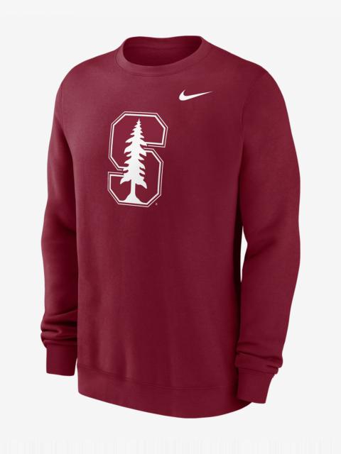 Stanford Cardinal Primetime Logo Men's Nike College Pullover Crew Crew