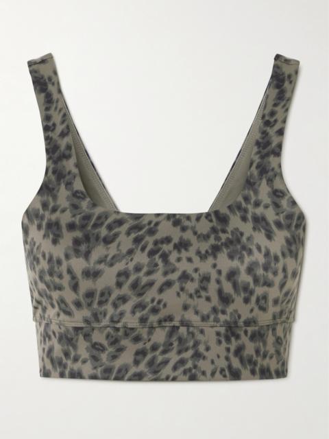 Cori Cheetah-print Freesoft Sports Bra