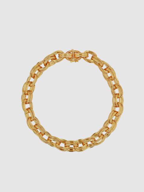 Double Link Chain Necklace - Gold