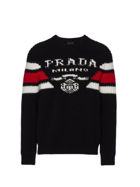 Jacquard cashmere sweater