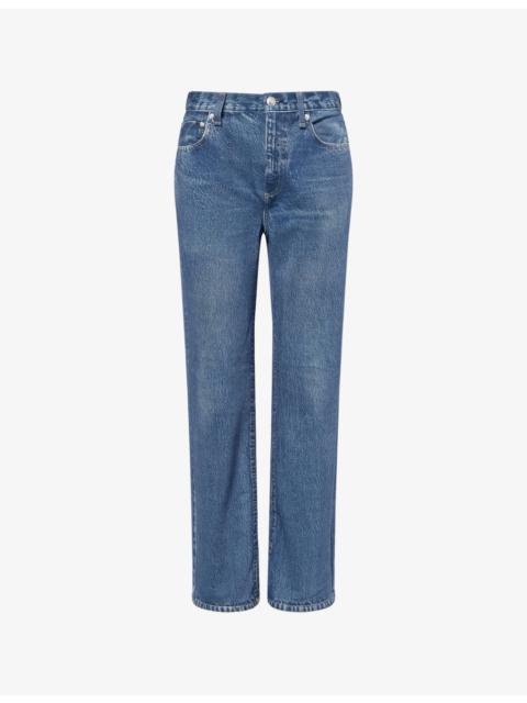 Miramar Straight-Leg Cotton Trousers