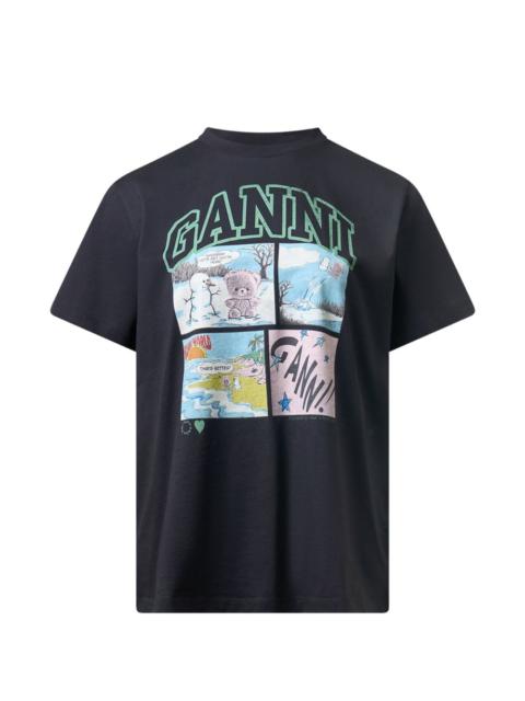 graphic-print T-shirt