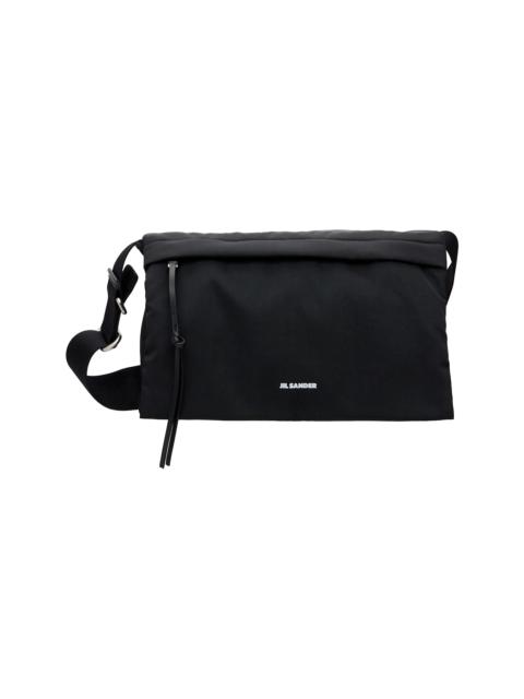 Black Soft Messenger Bag