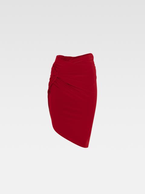 The Drapeado mini skirt