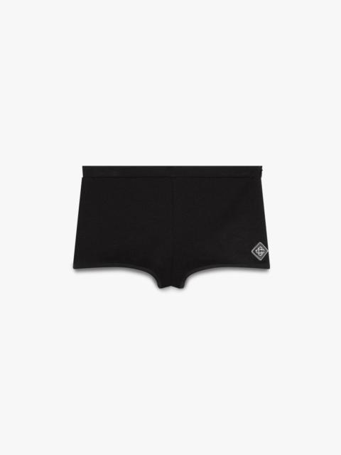 Black Rave Hot Pants | Casablanca Paris