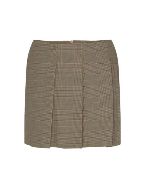 Nigella pleated mini skirt