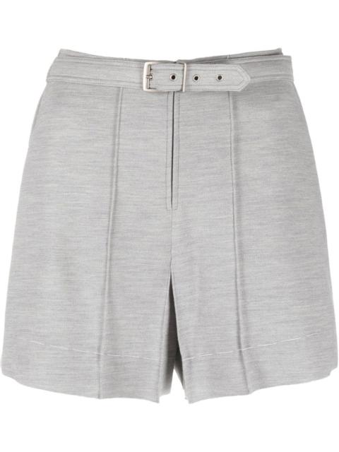 high-rise tailored shorts