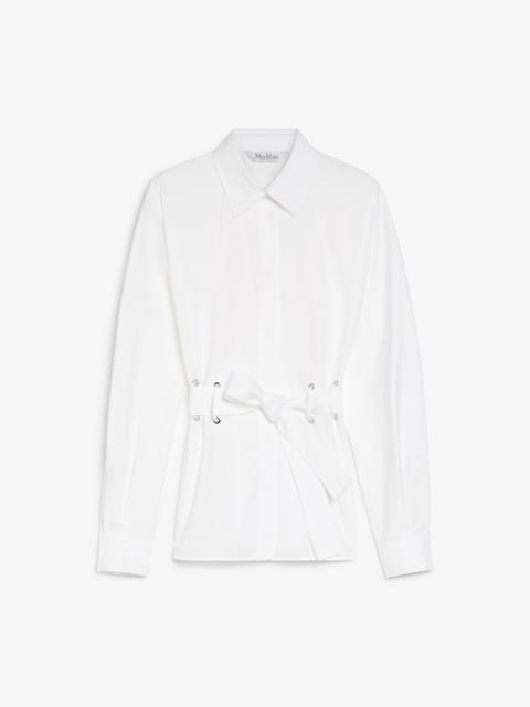 JUGLAS Poplin shirt with belt