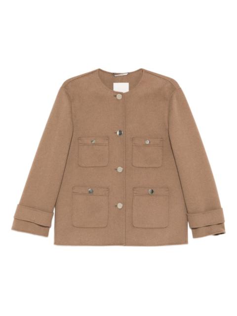 buttoned pocket jacket