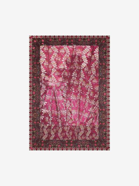 Hawnbci floral-print shawl scarf