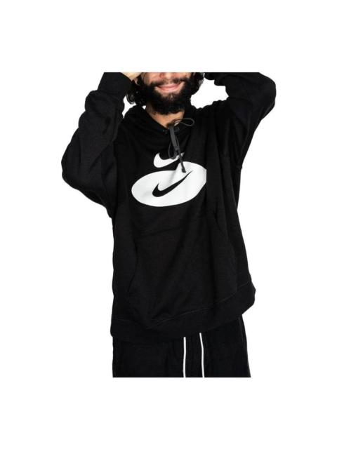 NIKE Sportswear Swoosh League Fleece Pullover Hoodie 'Black' DM5458-010