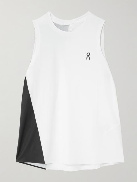 Court Printed Stretch Recycled Tank