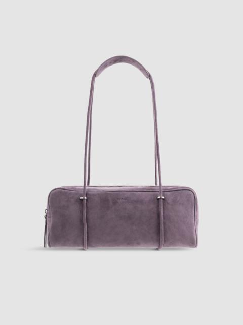Kimberly Deep Purple Suede Leather Shoulder Bag