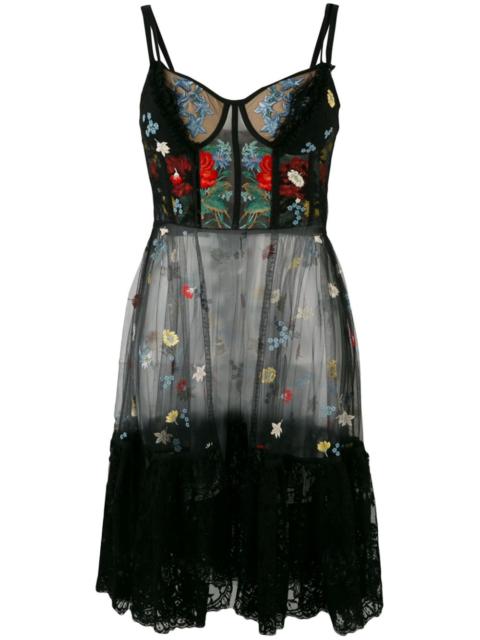 embroidered sheet dress