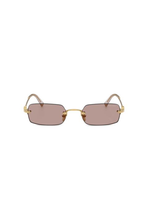 rectangle-frame sunglasses