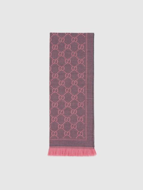 GG wool scarf