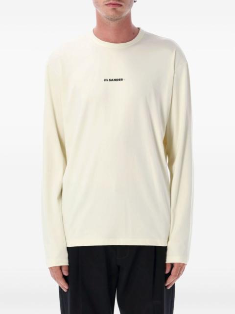 long-sleeve logo t-shirt