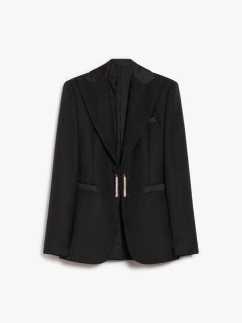 BOEMIA Tuxedo jacket in grain de poudre wool