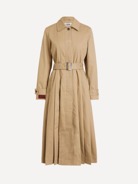 Sofia Pleated Trench Coat