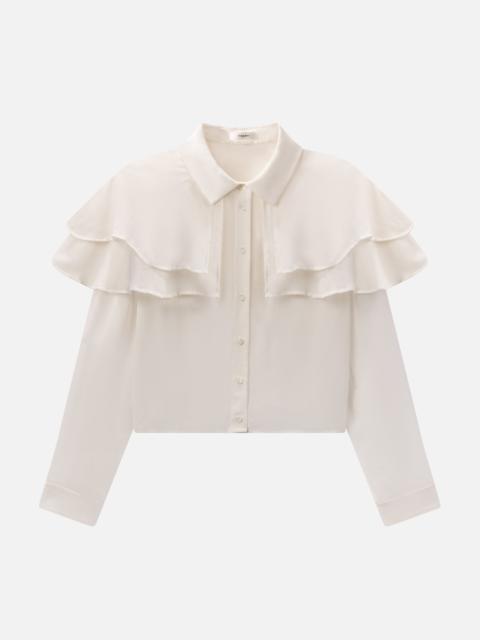 The Silk Cape Blouse