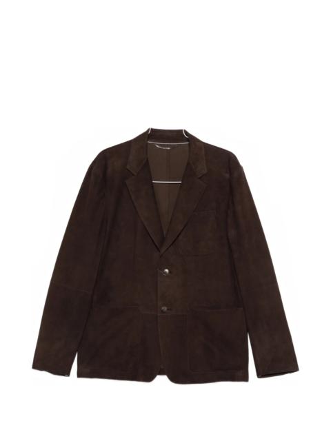 Canali Button Suede Blazer